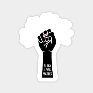 Black lives matter, female fist Sticker